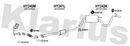 Klarius HY240M - Front Pipe  - Fits Hyundai i30 1.6CRDi