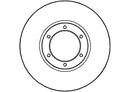Disctech Brake Disc - Fits Citroën, Nissan - ABD2916 - Front Axle
