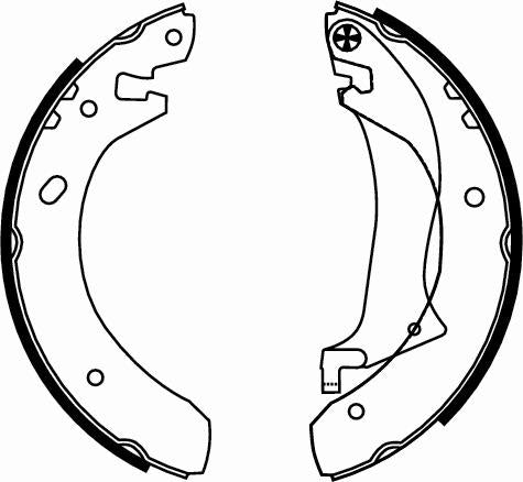 Mintex Brake Shoes fits -Land Rover MFR440 (also fits other vehicles)