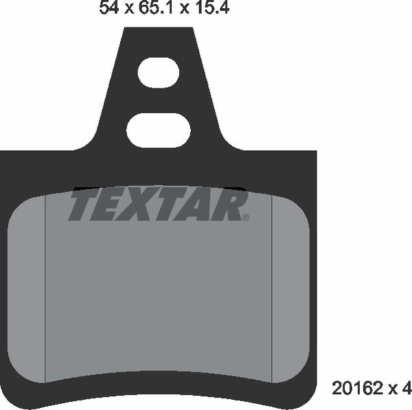 Textar Brake Pad Set - 2016203