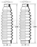 First Line Steering Gaiter Kit Part No -FSG3255