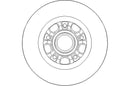 Disctech Brake Disc - Fits Fiat, Nissan - ABD3192 - Rear Axle