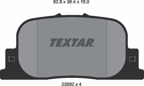 Textar Brake Pad Set - 2359201