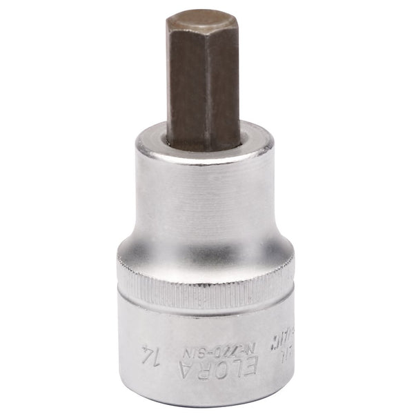 Elora Hexagon Screwdriver Socket, 3/4" Sq Dr, 14mm