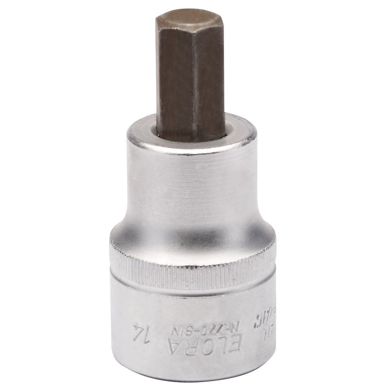Elora Hexagon Screwdriver Socket, 3/4" Sq Dr, 14mm