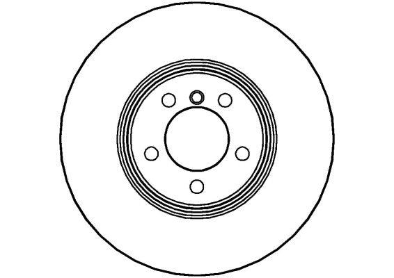 Disctech Brake Disc - Fits Land rover, Mercedes-benz - ABD2912 - Front Axle