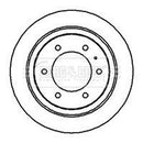 Borg & Beck Brake Disc Pair Part No -BBD5115