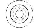 Disctech Brake Disc - Fits Citroën - ABD2172 - Rear Axle