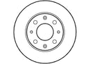 Disctech Brake Disc - Fits Acura, Mg - ABD2663 - Front Axle