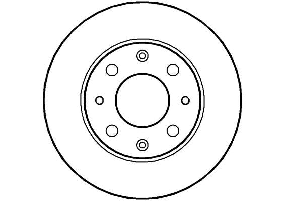 Disctech Brake Disc - Fits Acura, Mg - ABD2663 - Front Axle