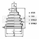 First Line Cv Joint Boot Kit Part No -FCB6436