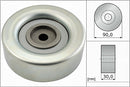 INA Deflection/Guide Pulley - V-Ribbed Belt - Part No - 532069310