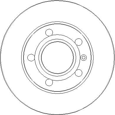 Disctech Brake Disc - Fits Audi - ABD2117 - Rear Axle