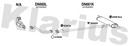Klarius DN660L - Centre Pipe  - Fits Nissan Qashqai 1.5dCi