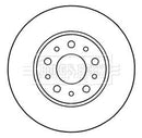 Borg & Beck Brake Disc Pair Part No -BBD5312