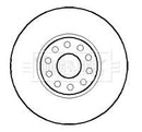 Borg & Beck Brake Disc Single Part No -BBD5883S