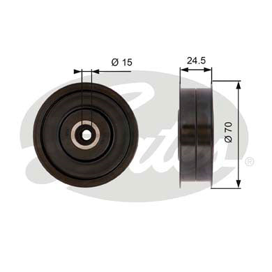 Gates DriveAlign Idler Pulley - T36372