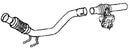 Klarius VW916M - Front Pipe  - Fits Audi A3 1.6 TDi