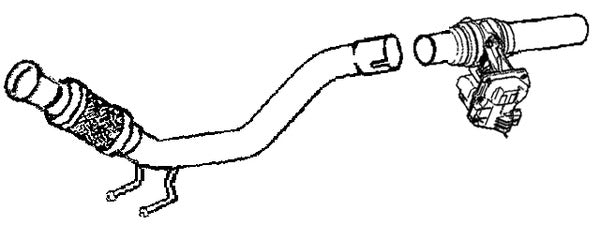 Klarius VW916M - Front Pipe  - Fits Audi A3 1.6 TDi