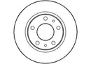 Disctech Brake Disc - Fits Iveco - ABD2736 - Front Axle