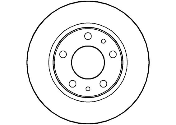 Disctech Brake Disc - Fits Iveco - ABD2736 - Front Axle