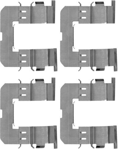 Textar Brake Pad Fitting Kit - 82505300