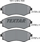 Textar Brake Pad Set - 2172502