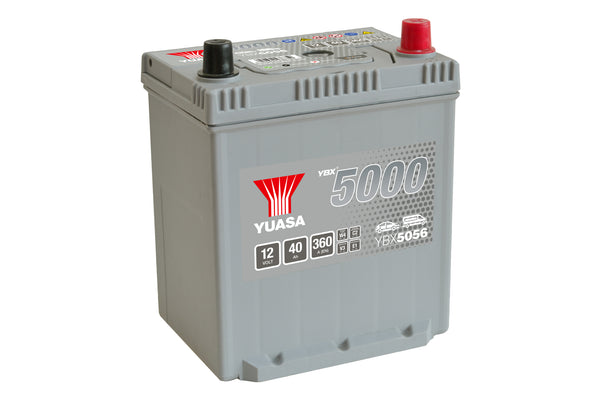 Yuasa YBX5056 - 5056 Silver High Performance SMF Car Battery - 5 Year Warranty
