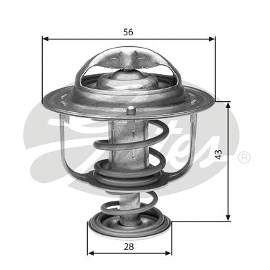 Gates Thermostat, coolant - TH31388G1