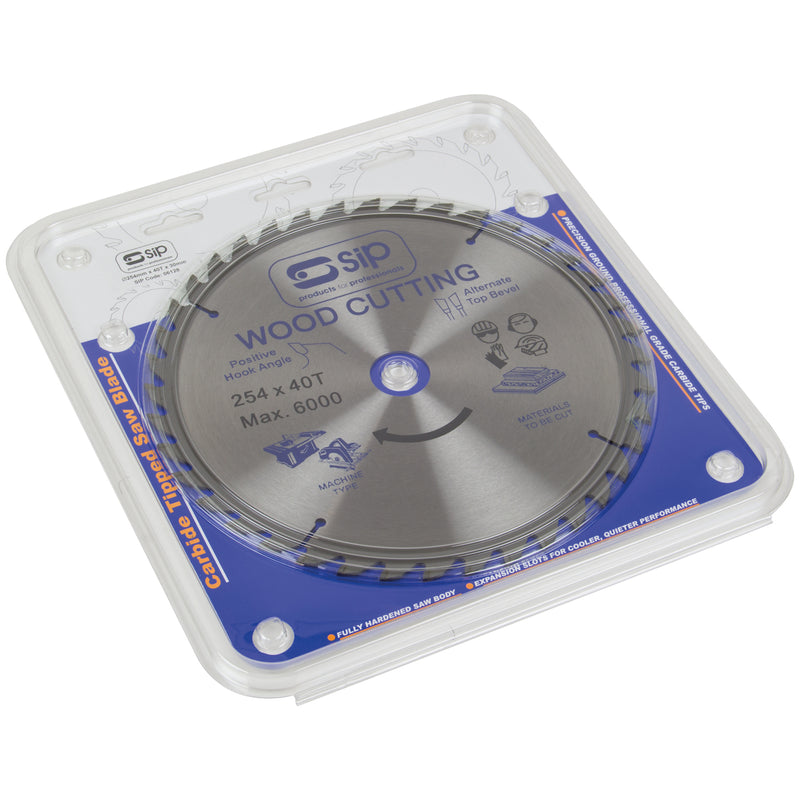 SIP 254mm x 30mm TCT 40T Circular Saw Blade