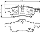 Mintex Brake Pad & Disc Kit fits -Mini MDK0183 (also fits other vehicles)