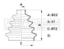 First Line Cv Joint Boot Kit Part No -FCB1007
