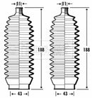 Borg & Beck Steering Gaiter Kit Part No -BSG3342
