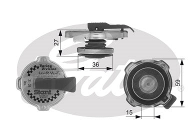 Gates Radiator Cap - RC10382