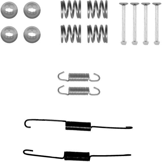 Textar Brake Shoe Fitting Kit - 97038400