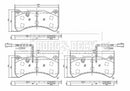 Borg & Beck Brake Pad Set Front -BBP2669