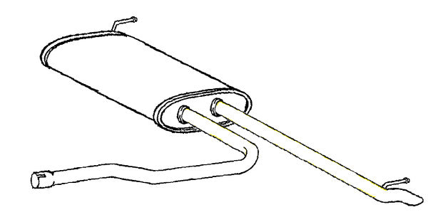 Klarius GM1082B - Box With Tail Pipe