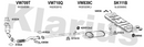 Klarius VW709T - Centre Pipe  - Fits Seat Altea XL  1.4TSI