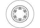 Disctech Brake Disc - Fits Ford - ABD2706 - Front Axle