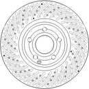 Disctech Brake Disc - Fits Mercedes-benz, Mg - ABD3809 - Front Axle