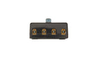 HELLA 8JD 002 294-211 Fuse Box - 4-pin connector - 8A - Crystal clear