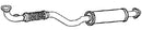 Klarius CV17X - Box With Centre Pipe  - Fits Chevrolet Lacetti 1.4i,1.6i
