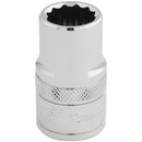 Draper Expert 13mm 12pt Socket 1/2DR Pckd - 33105