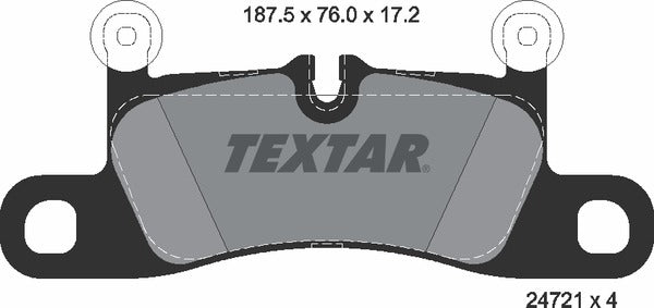 Textar Brake Pad Set - 2472101