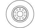 Disctech Brake Disc - Fits Audi - ABD2085 - Front Axle