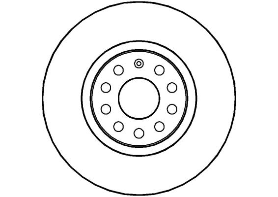 Disctech Brake Disc - Fits Audi - ABD2085 - Front Axle