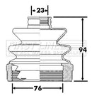 First Line Cv Joint Boot Kit Part No -FCB6311