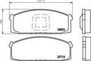 Mintex Brake Pad Set fits -Nissan MDB1605 (also fits other vehicles)