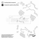 Borg & Beck Turbo Hose Part No -BTH1386