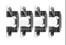 Borg & Beck Fitting Kit - Pads Part No -BBK1245